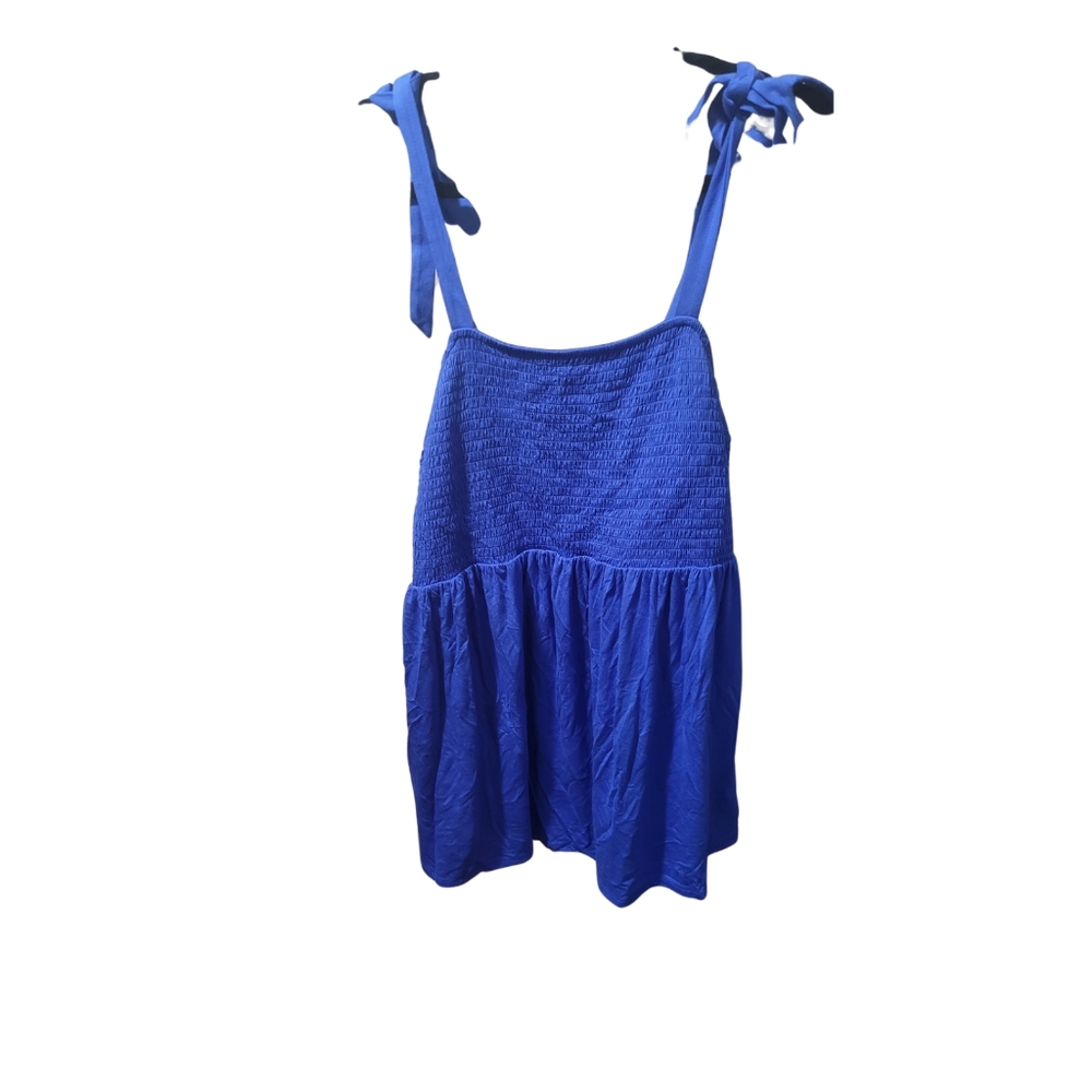 Isabel maternity, Large, blue blouse, NWT